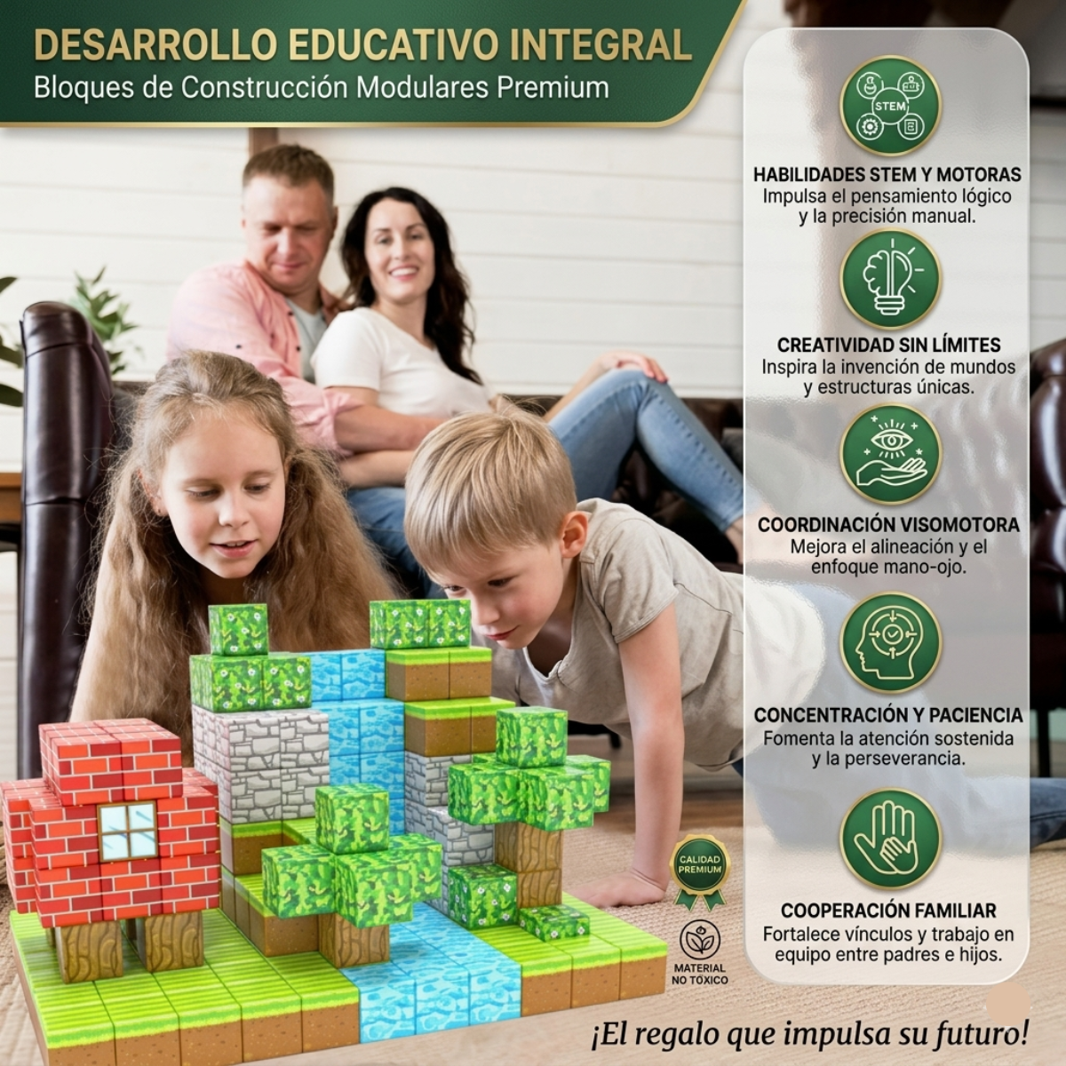 Set Lumibay: Cubos Magnéticos De 100pcs - La forma más divertida de decir "adiós al celular"