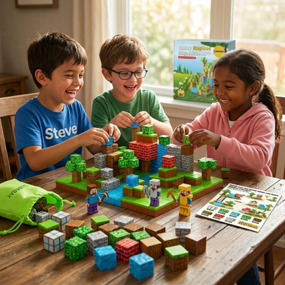 Set Lumibay: Cubos Magnéticos De 100pcs - La forma más divertida de decir "adiós al celular"